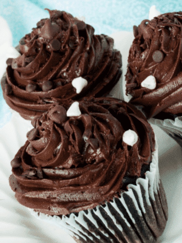 Cupcake de Chocolate e Doce de Leite