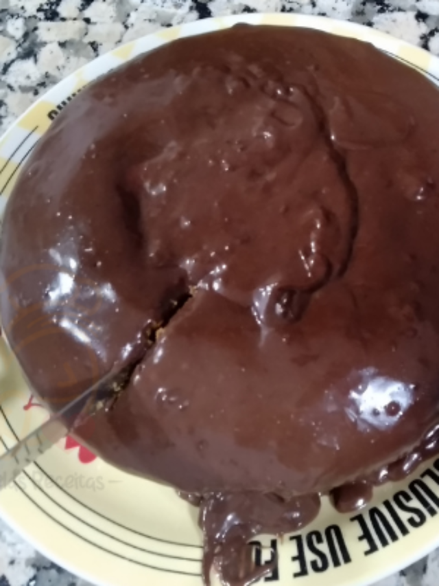 Bolo Vulcão de Chocolate uma receita com sabor incrível Confira
